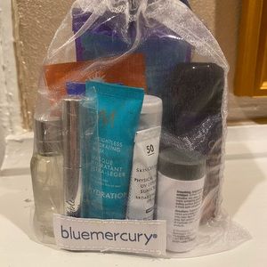 Blue Mercury bundle travel size bag